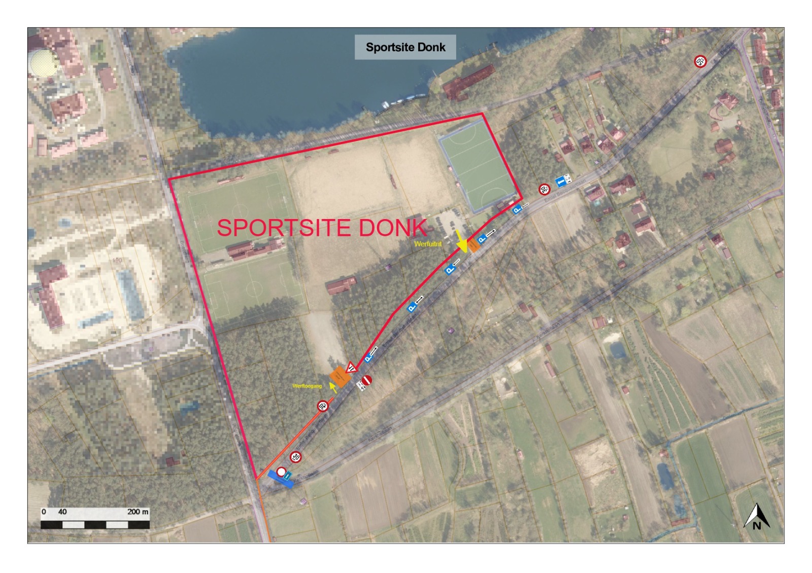 Info ivm werken sportsite Donk